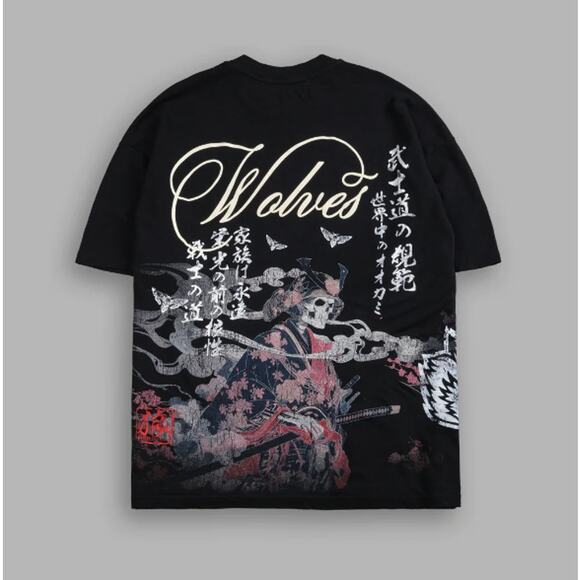 Darc Sport Men's Black 1 Of 500 Death Bloom Premium Oversized Tee Size L - Picture 3 of 8